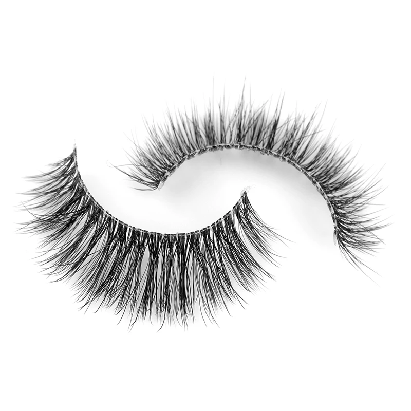 Hollyren Natural Full Strip Lashes Vegan 3d Mink Faux Eyelashes Fluffy ...