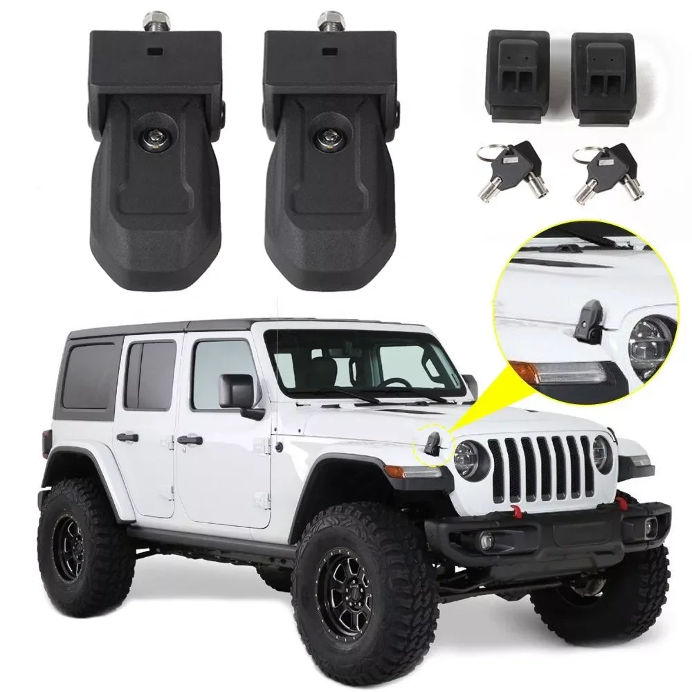 Hood Latch Cover Hood Lock Catch For Jeep Wrangler Jl 18+ - Buy Hood 