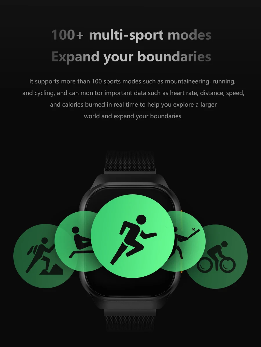 Kyboton Amoled Smartwatch 2024 Montres Intelligentes Fitness Tracker
