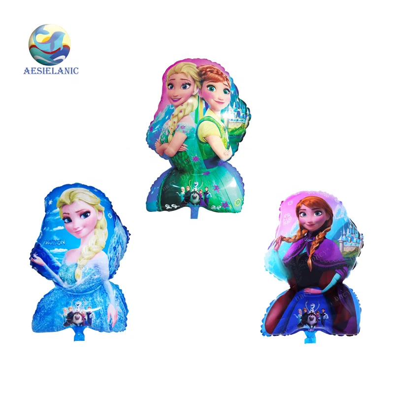 10 unidades XL helio folienballons Frozen la princesa Elsa regalo de cumpleaños 