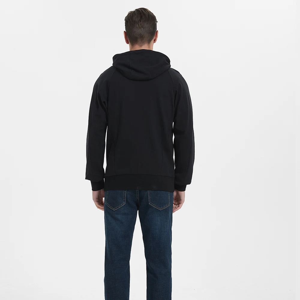 UrGarding EMF Protection Silver Fiber Cotton Faraday Hoodie Shielding Silvered Zipper