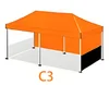 3*6M back full wall+half side wall