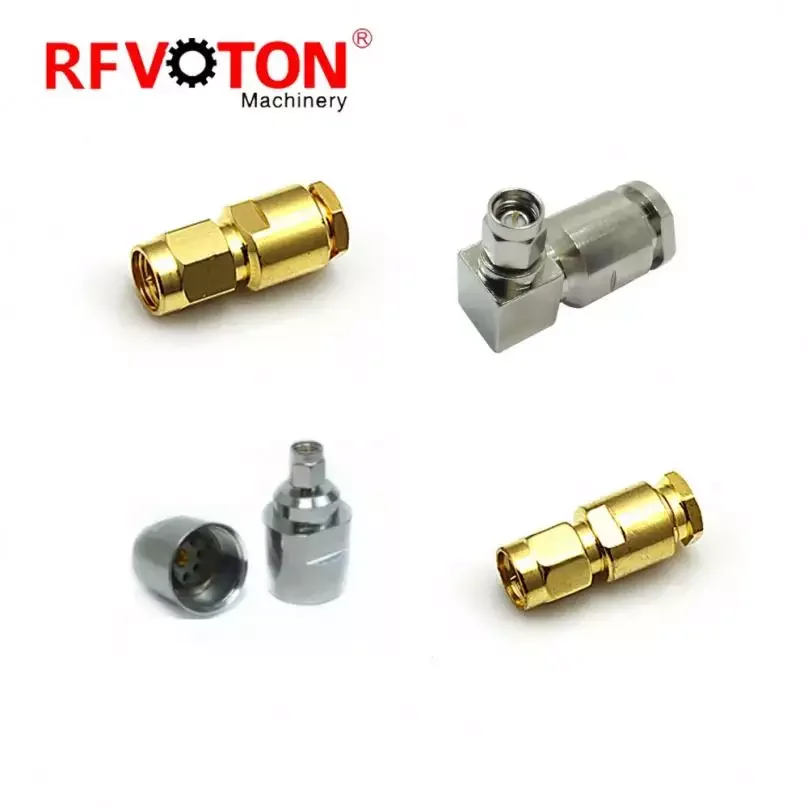 5 Pack SMA Male Plug To Female Jack 90 Degree Right Angle RF Connector Adapters