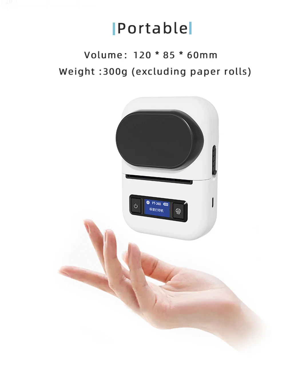 Mini Wireless 58mm WiFi Printer - Image 2