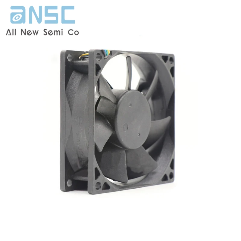 Original Axial flow fan AD0812UX-A7BGL 12V 0.33A 80*80*25mm 3.96W 3300rpm PWM speed regulating fan