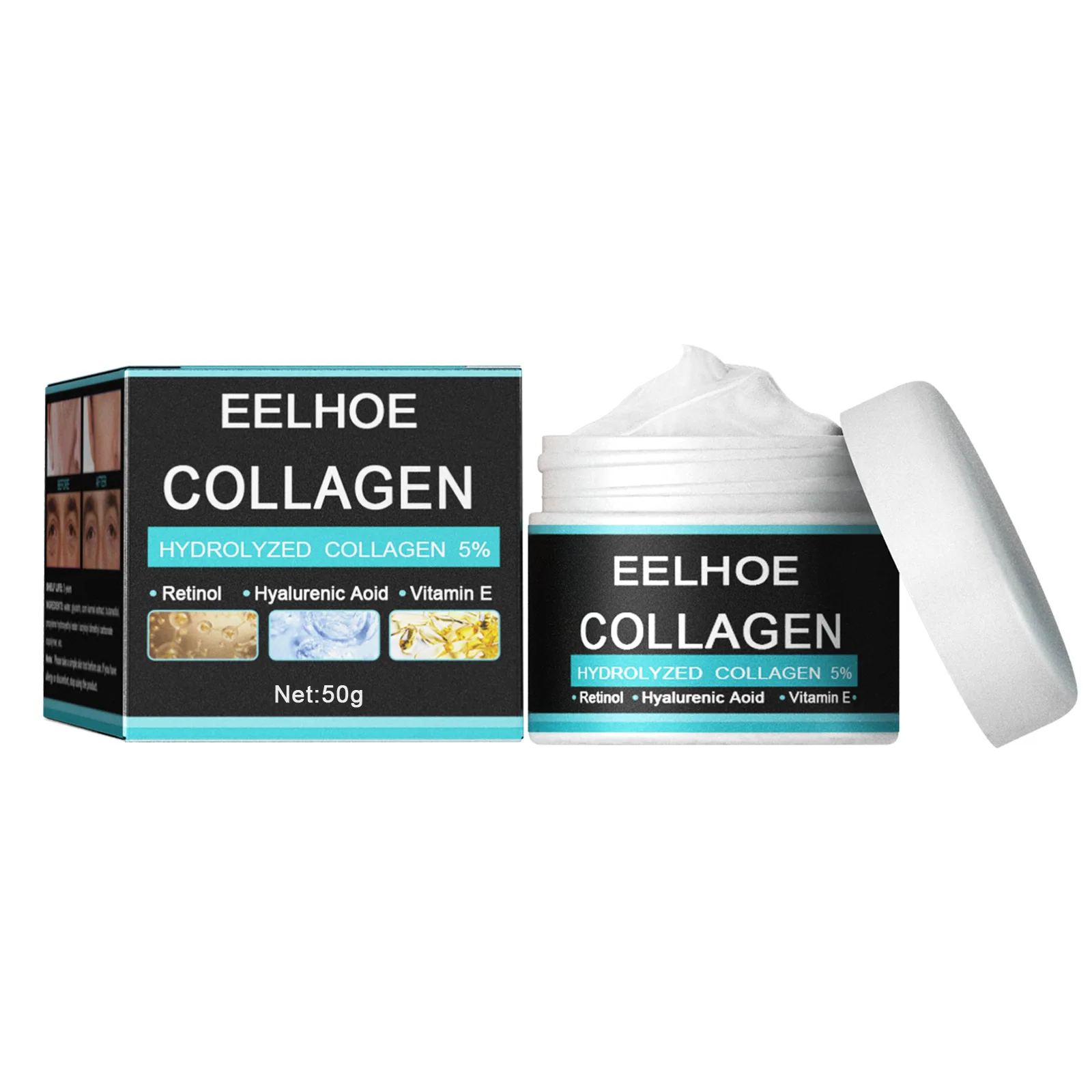 EELHOE Skin Care Firming Lifting Anti Wrinkle Aging Moisturizing Collagen  Men Face Cream