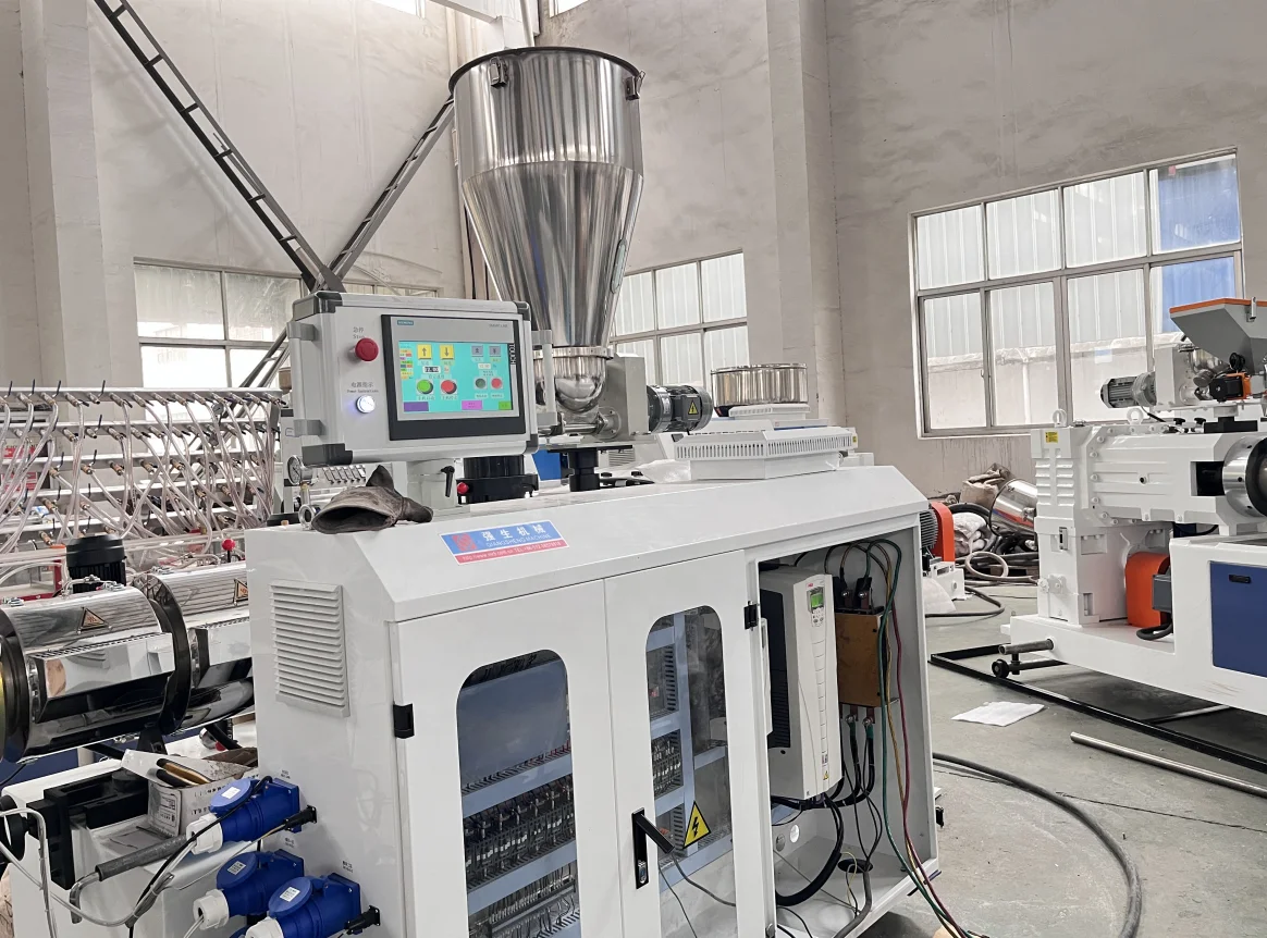 PVC Corner Bead Making Process PVC Corner Profile Plant Machine Production Line