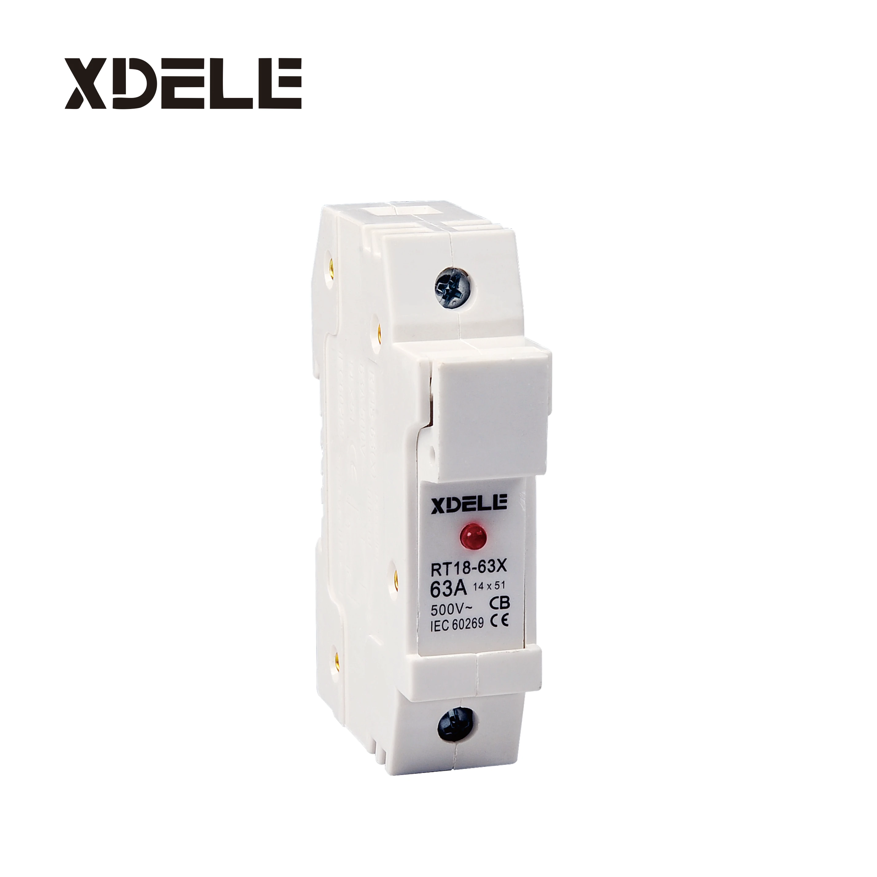 RT18 63X Thermal Fuses Link and Fuses 10x38  AC500V Fuse Holder