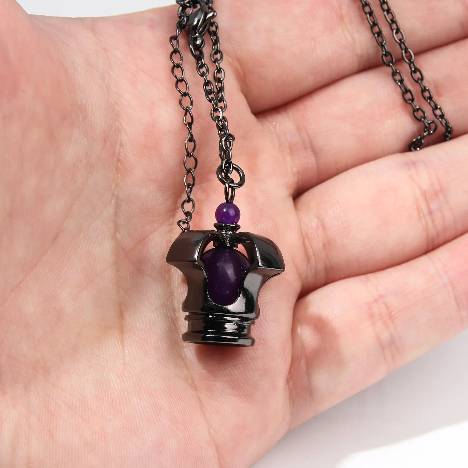 Anime Puella Magi Madoka Magica Soul Gem Grief Seed Necklace