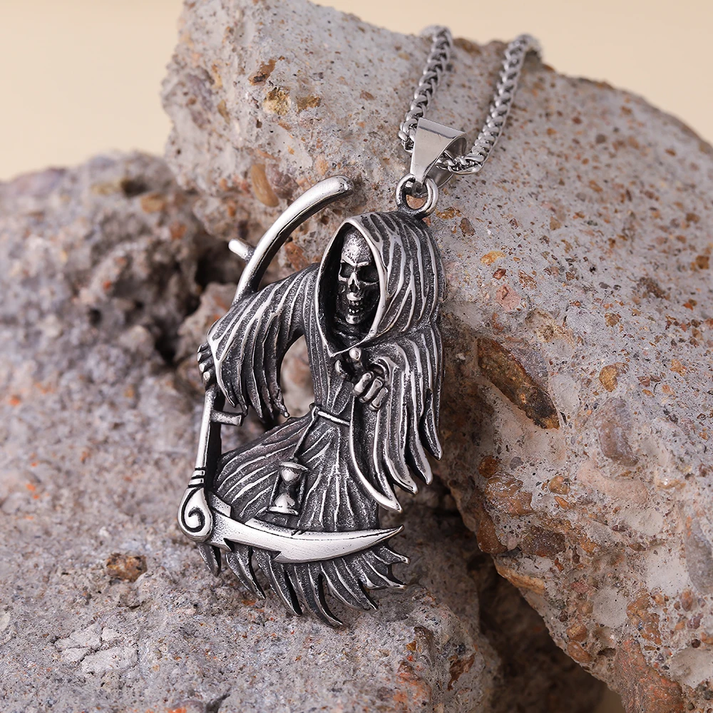 Skeleton Magnetic Lockets Halloween Magnetic Necklace Skeleton