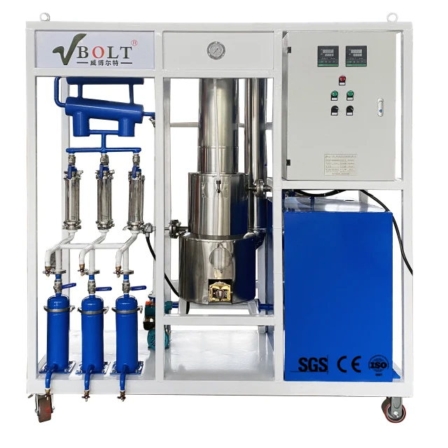 Mini Waste Oil Distillation to Diesel Machine Pyrolysis Oil Decoloring and Deodorizing Oil Machinery