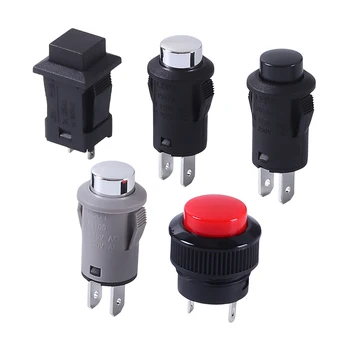 LECI push button switch DS-425 Push Lock/Momentary Switch 12MM Push Button Maximum Voltage 250V