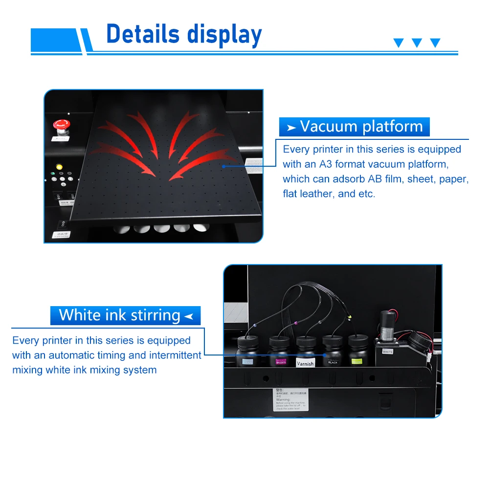 UV Printer Badge Machine Button Pin Maker, Badge Maker Printing Machine with 25-75mm Mould for Choice