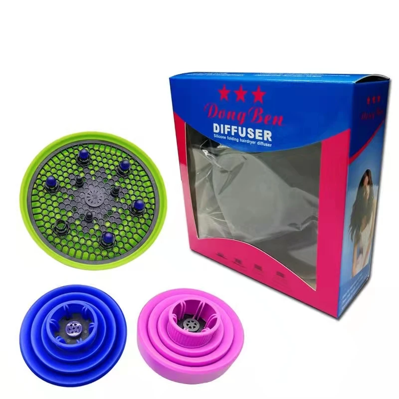 Распродажа, складной рассеиватель для волос, универсальный силиконовый рассеиватель для волос
