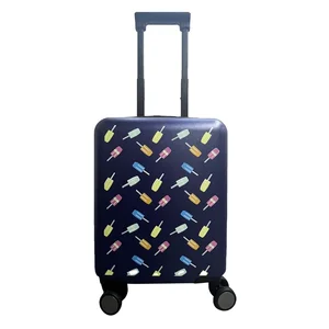 Promotional Gifts Size High Quality Printing Travel Bag ABS Hardside Lightweight Suitcase with Tsa Lock