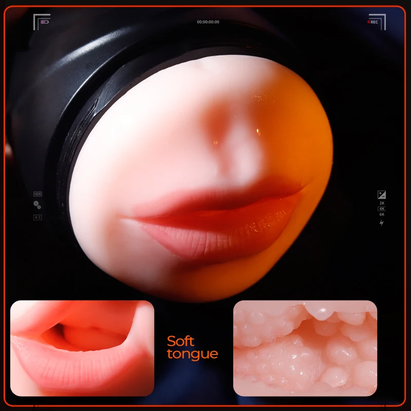 APP Control Man Penis Stimulation Vibrating Lifelike Mouth and Pussy Tight Wrapped Artificial Vagina Masturbation Cup for Men