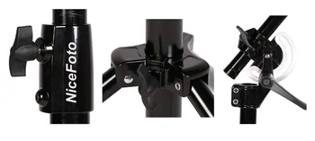 Nicefoto 2 in 1 Light Stand Tripod Photographic Stand Multi-Functions Light Stand detail image