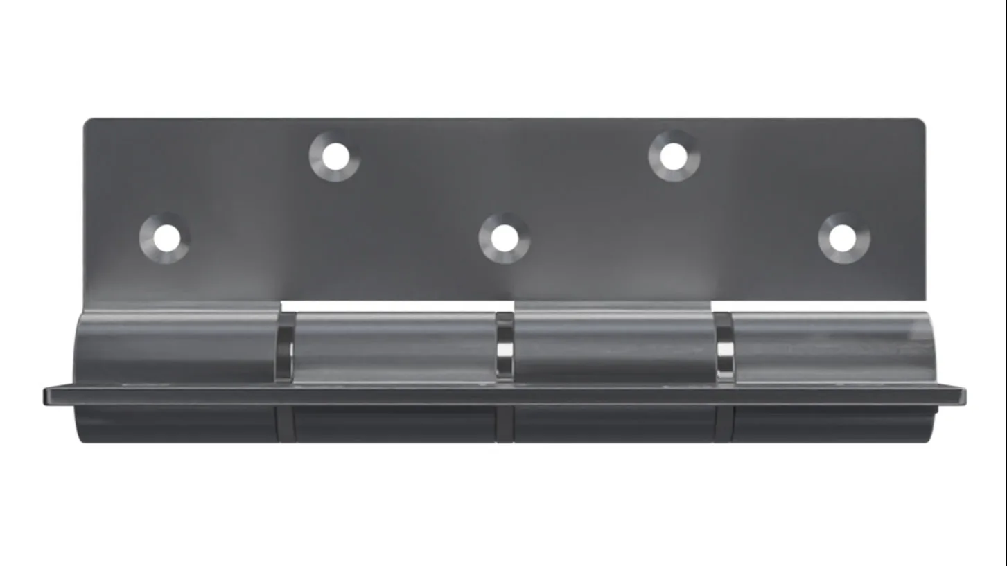 Aluminum Alloy Black Hydraulic Door Hinges Automatic Soft Close