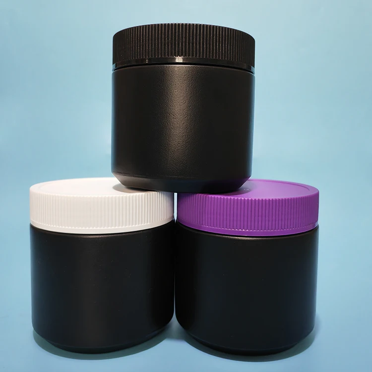 High Quality Reusable Pet Screen Printed Plastic Milk Protein Powder Container With Screw Cap