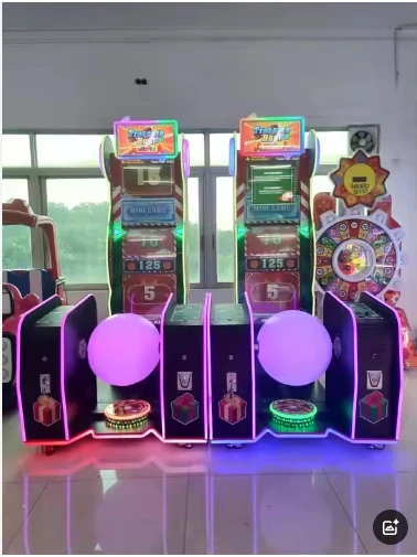 Coin-Operated Video Arcade Game Machine Redemption Tickets Simulator with Boxing 220V Fun Play Zone Made of Plastic
