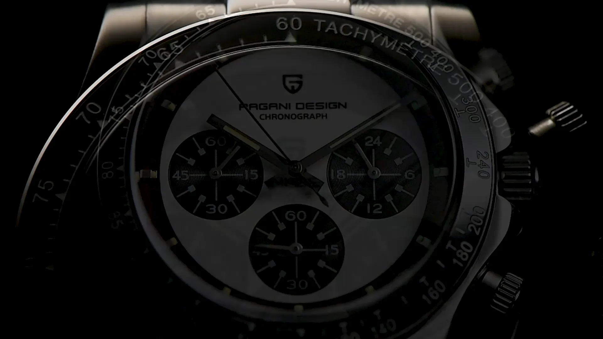 Pagani Design PD 1676高級メンズクォーツクロノグラフウォッチ