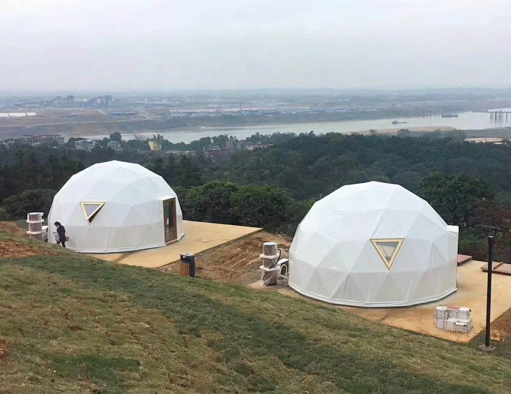 Luxury Small Geodesic Dome Ball Tent Latest Design 6m and 8m for House & Hotel Use