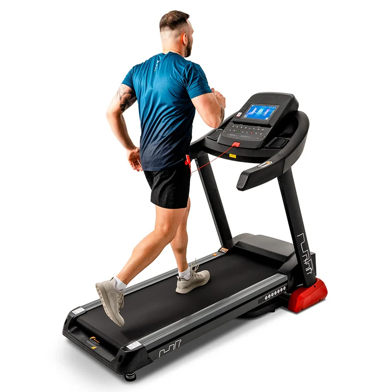 Electric Home Fitness Gym Training Treadmill Total Sports America Pneumatic Crawler LCD for Apartment Exercise Running Machine