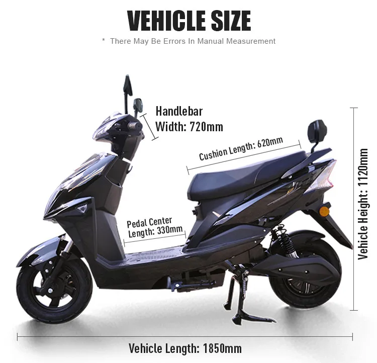 1500w High Speed Electric Scooter Body Parts Adult 350w Electric