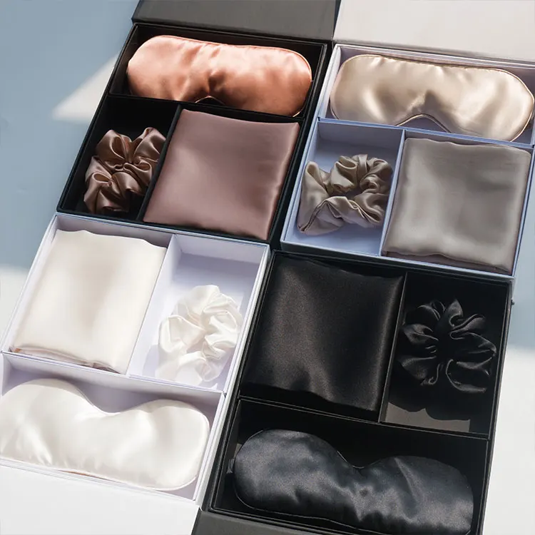 Wholesale 22mm 100 Natural Organic Mulberry Silk Satin Pillowcase Set