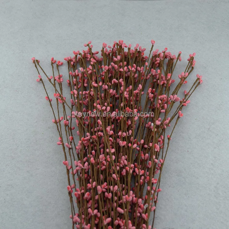 100pcs 65cm Wedding Garland Artificial Flower Head Ring Pip Berry