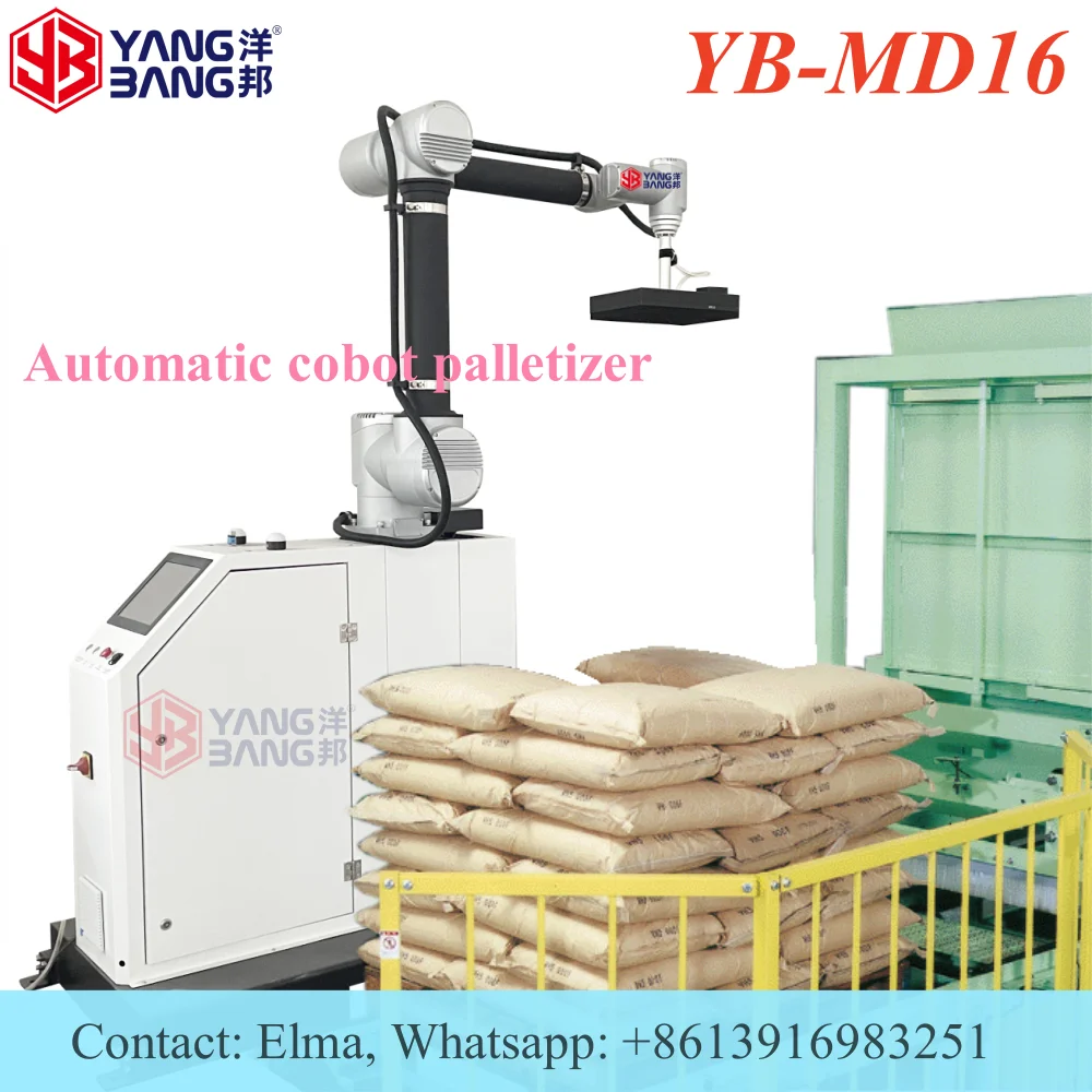 High Repeatability Palletizing Robot Arm Palletizer Palletizing Bags ...