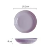 8 inch plate - Purple