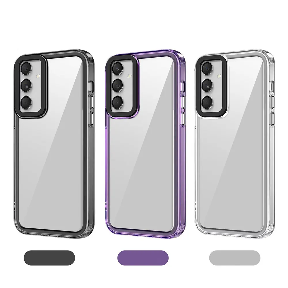 product clear tpu shockproof phone case for for m55 15 simple slim lightweight camera lens protection skin friendly sjk586-9