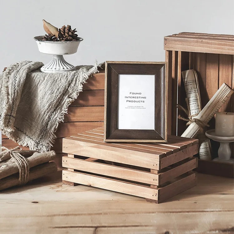 Деревянные ящики для хранения вина с ручками набор из 3