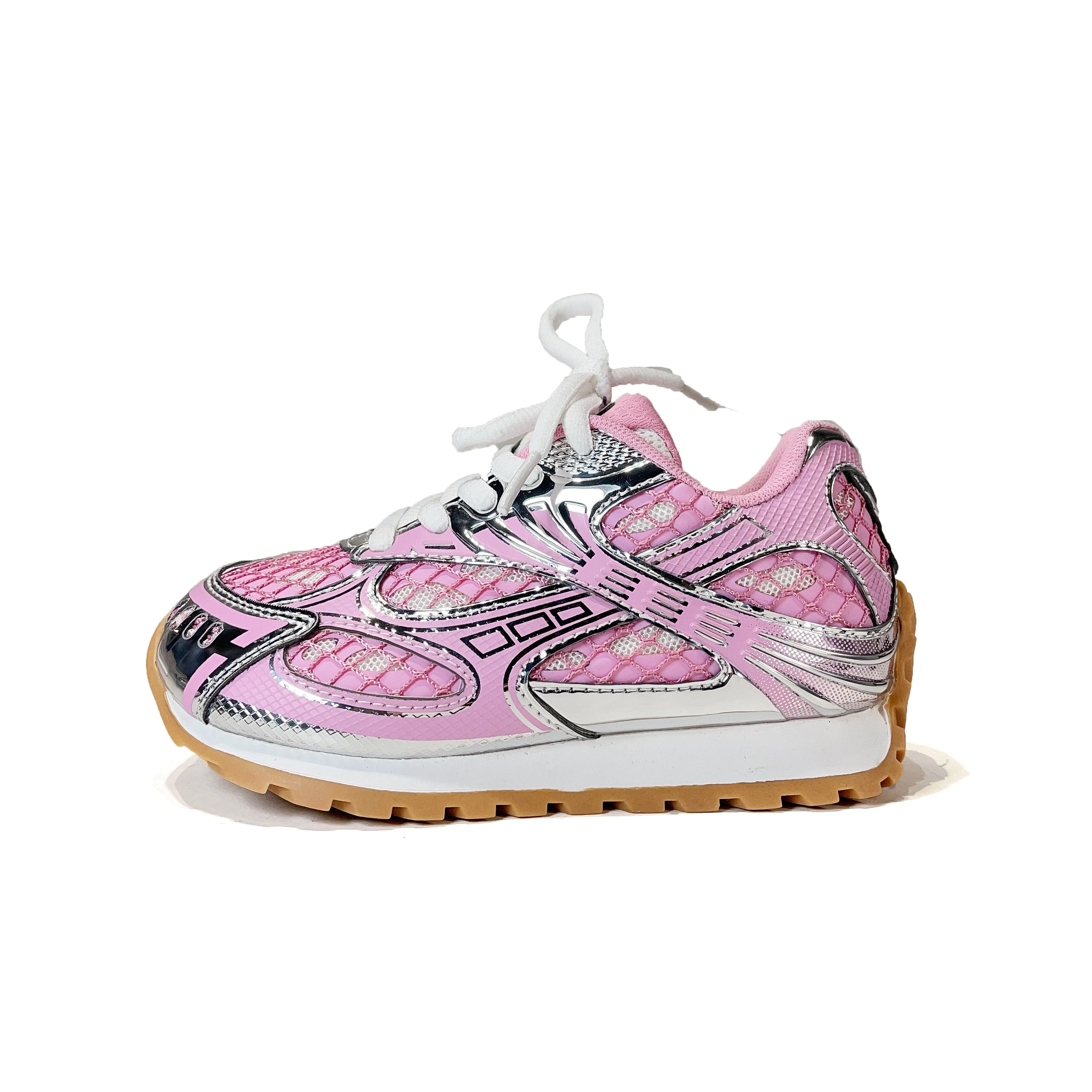 TBS 2025 New Styles Spring Kid's Mesh Shoes Trendy Designer Brand Casual Children's Sneakers Joggers pink Sports Shoe for Girls