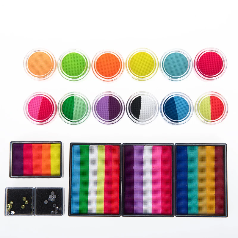 Оптовая продажа частная торговая марка на водной основе самая популярная неоновая краска для лица красочная тела