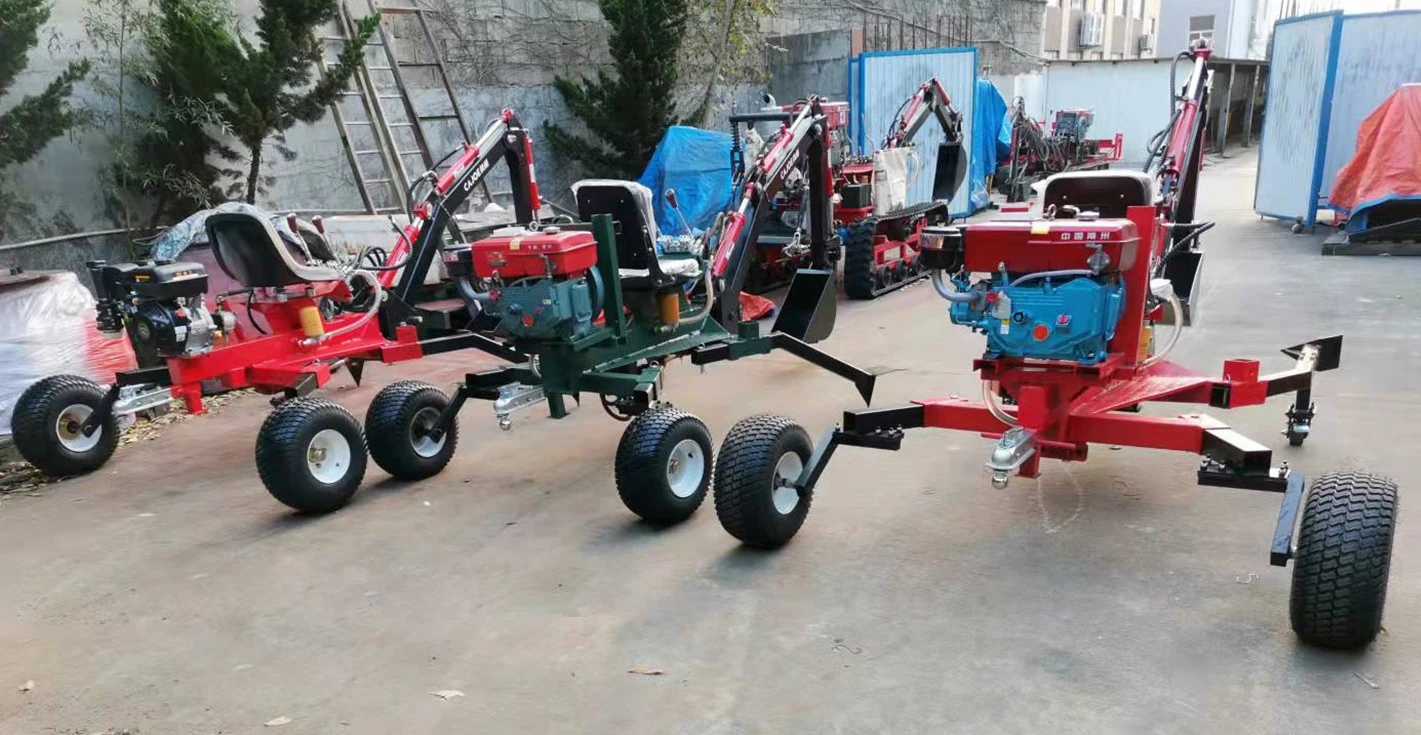 Mini Excavator Micro Digger Spider Type 1 Ton Small Bagger for Sale