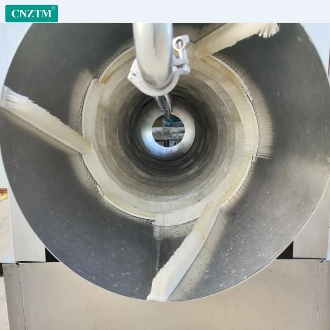 1000kg Automatic Water Jet Root Vegetable and Fruit Drum Washing Cleaning Machine Ginger Carrot Tuber Herbs Drum Washer Cleaner