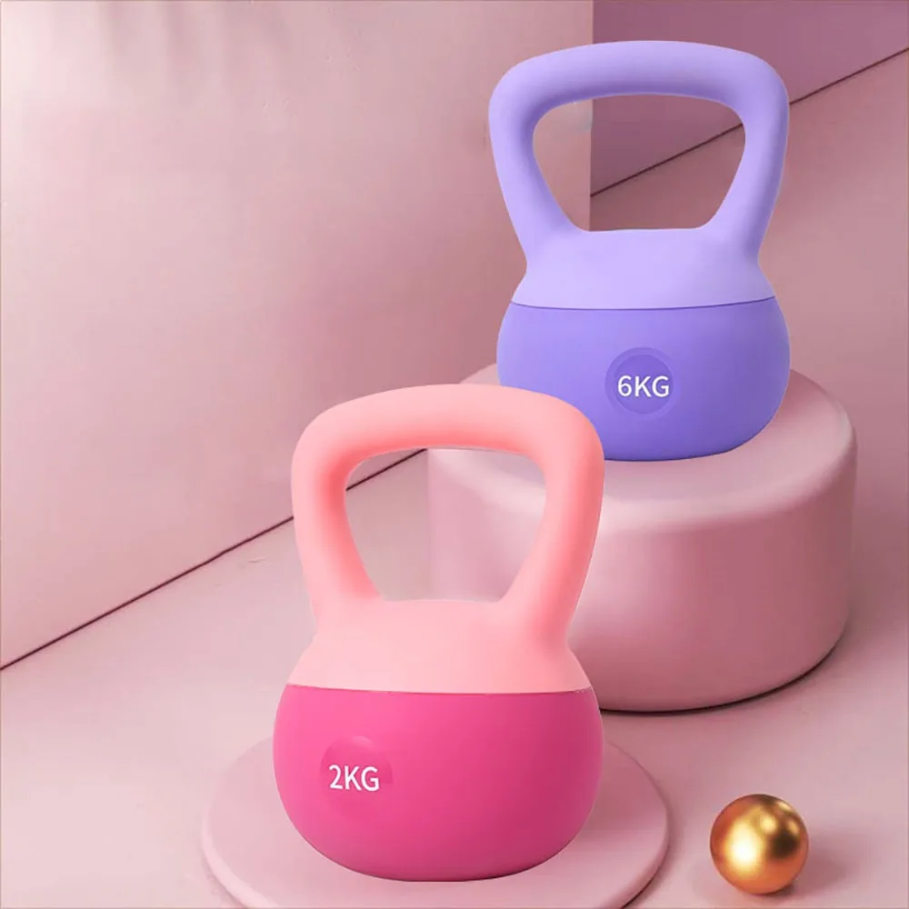Kettlebell HAEST En PVC Remplissable – 700g à 2,75kg, Pour Musculation à La Maison