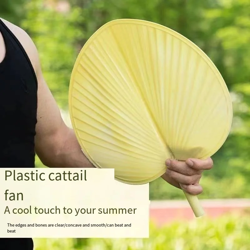 thickened plastic anti-fall fan summer banana can not tear group fan manual fan hand manufacture