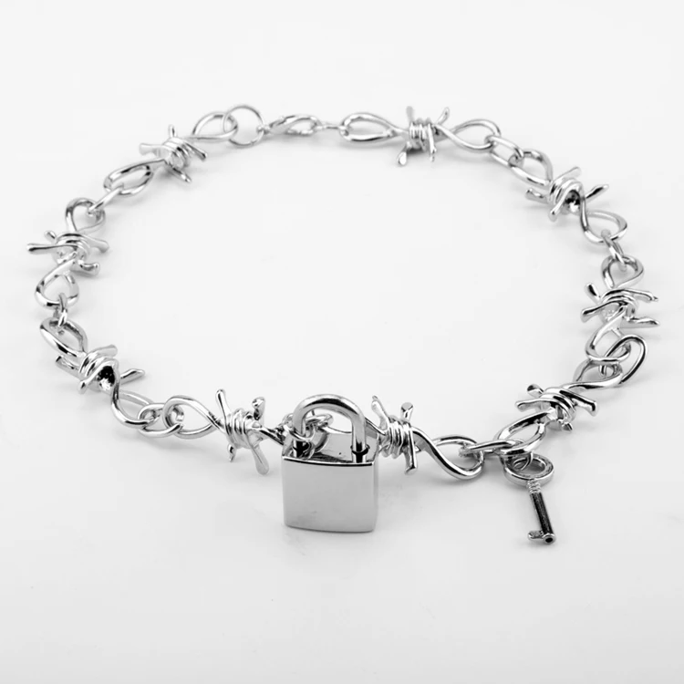Punk Barbed Wire Little Thorns Chain 
