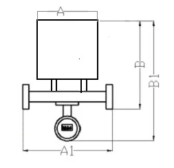 Diesel Bitumen Coriolis Mass Flowmeter Mass Integrate Compact Flow Meter