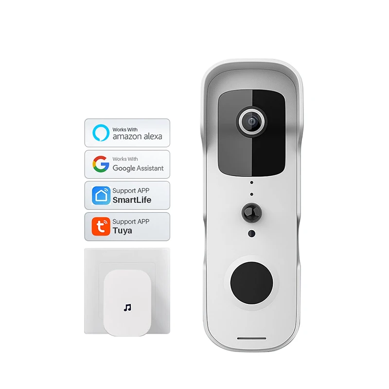 Ubox Wifi Doorbell 1080P Night Vision PIR Motion Detection