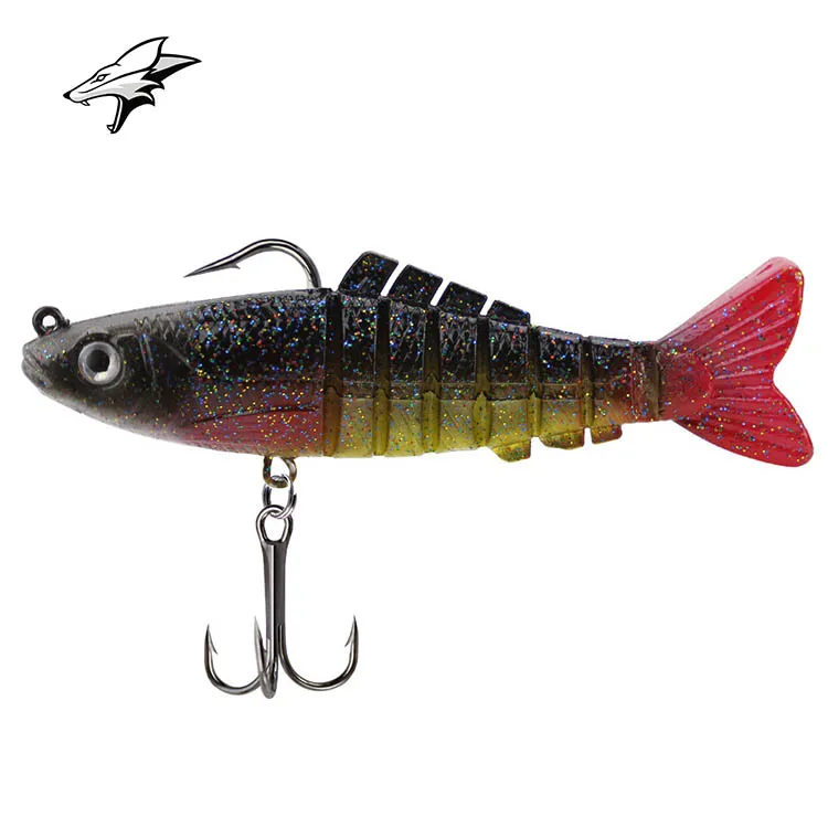 Live Mullet Lure Barsch Barra mundi Mulloway Segmente Weich