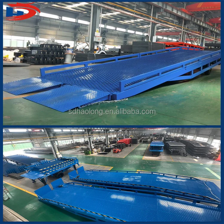 Dock Leveling Ramp Loading And Unloading Platform Loading And Unloading ...