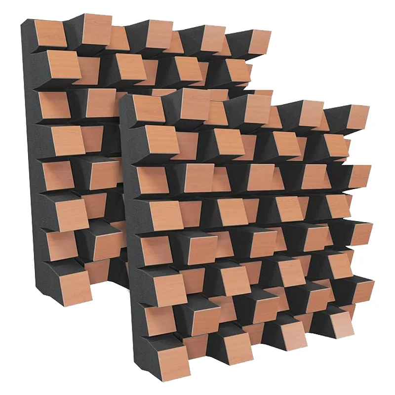 China Manufacturer Full-frequency Acoustic Panel High Quality Acoustic Diffuser Sound Absorption Low-frequency