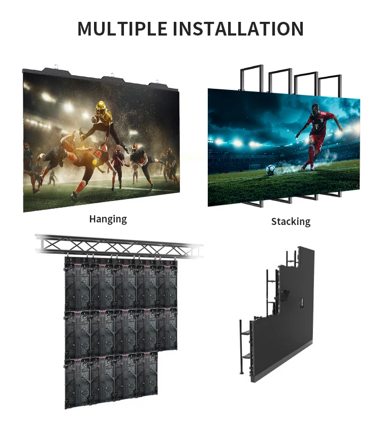 High Resolution Led Screen High Brightness P2.976/3.91/4.81 Movable ...