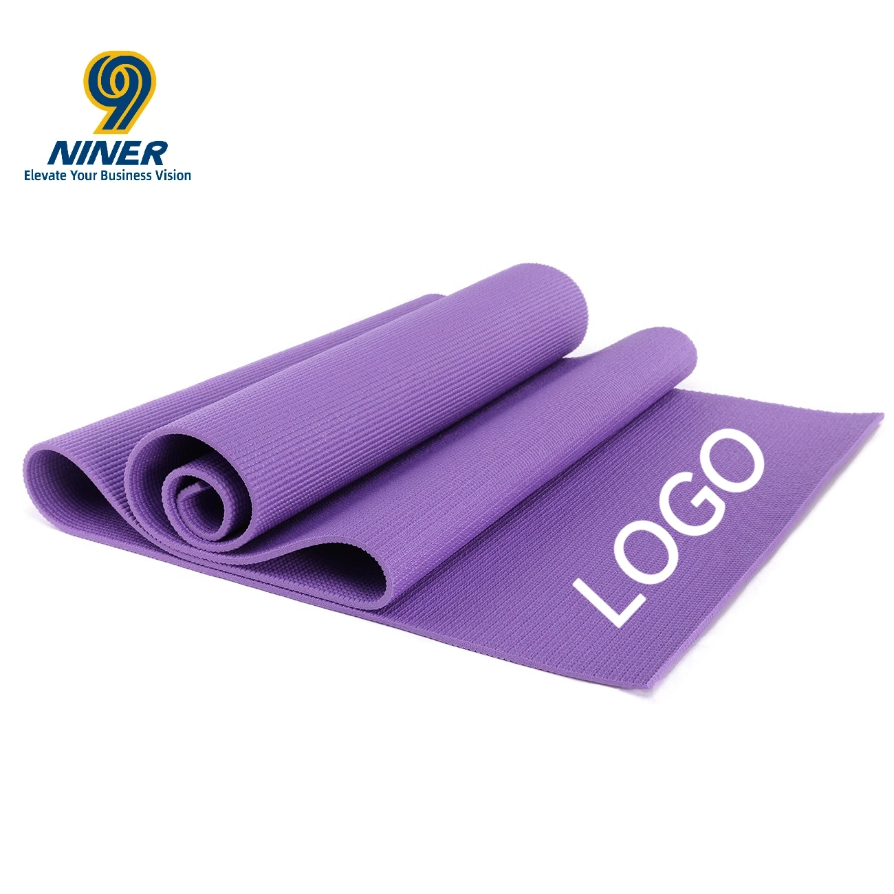 Customized Pattern PVC Yoga Mat-Shock-Absorbing Fitness Training Mat for Women’s Sports Thickened & Anti-Slip Comfort