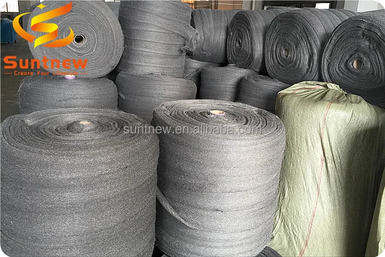 Wholesale China Steel Wool Roll Scrubber Scourer Bulk Kitchen Cleaning