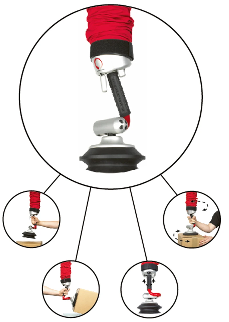 Automatic Vacuum Lifter Stacking Job  Vacuum Lifter 50kg Bag Electric Vacuum Suction Cup Lifter